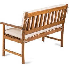 Подушка для садовой скамейки Fieldmann, коричневая/бежевая цена и информация | Подушки, наволочки, чехлы | kaup24.ee