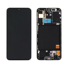 LCD ekraan Samsung A315 A31 puuteekraani ja raamiga originaal Black (service pack) цена и информация | Запчасти для телефонов и инструменты для их ремонта | kaup24.ee