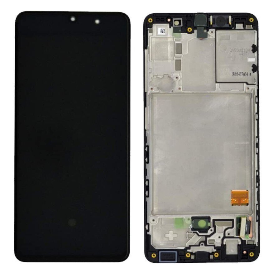 LCD ekraan Samsung A415 A41 puuteekraani ja raamiga originaal Black (service pack) hind ja info | Telefoniosad ja parandamise tööriistad | kaup24.ee