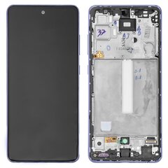 LCD ekraan Samsung A525 A52 4G/A526 A52 5G puuteekraani ja raamiga originaal Awesome Black (service pack) hind ja info | Telefoniosad ja parandamise tööriistad | kaup24.ee