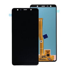 Дисплей Samsung A750 A7 2018 с сенсорным экраном оригинал Black (service pack) цена и информация | Запчасти для телефонов и инструменты для их ремонта | kaup24.ee