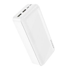 Väline aku Power Bank Borofone BJ27B 2xUSB 30000mAh valge hind ja info | Akupangad | kaup24.ee