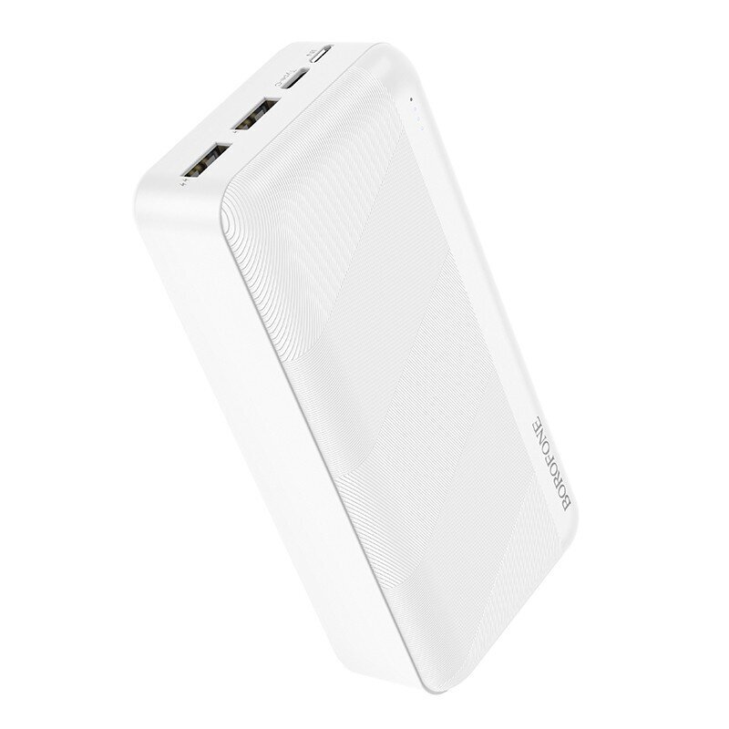 Väline aku Power Bank Borofone BJ27B 2xUSB 30000mAh valge цена и информация | Akupangad | kaup24.ee