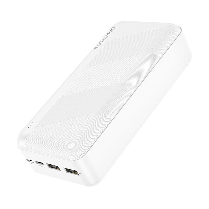 Väline aku Power Bank Borofone BJ27B 2xUSB 30000mAh valge цена и информация | Akupangad | kaup24.ee