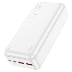 Внешний аккумулятор Power Bank Hoco J101B PD 20W+Quick Charge 3.0 22.5W 30000mAh белый цена и информация | Зарядные устройства Power bank | kaup24.ee