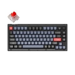 Keychron V3 80% Mehaaniline klaviatuur (ANSI, Frosted Black, RGB, Hot-swap, US, Pro Red Switch) hind ja info | Klaviatuurid | kaup24.ee