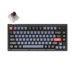 Keychron V3 80% Mehaaniline klaviatuur (ANSI, Frosted Black, RGB, Hot-swap, US, Pro Brown Switch) hind ja info | Klaviatuurid | kaup24.ee