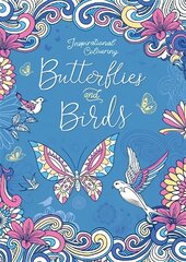 Butterflies and Birds hind ja info | Värviraamatud | kaup24.ee