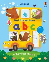 First Sticker Book abc цена и информация | Книги для малышей | kaup24.ee