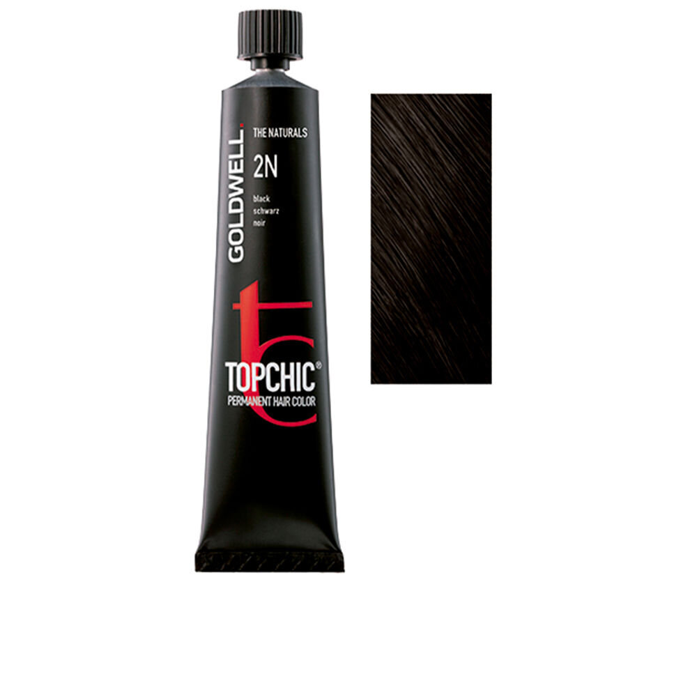 Juuksevärv Goldwell Topchic 2N Black, 60g hind ja info | Juuksevärvid | kaup24.ee