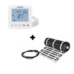 Põrandaküttevõrk Warmset ja mitteprogrammeeritav termostaat Feelspot WTH22.16 WiFi hind ja info | Põrandaküte | kaup24.ee