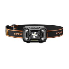 Headlamp Superfire HL16, 273lm, USB цена и информация | Фонари и прожекторы | kaup24.ee