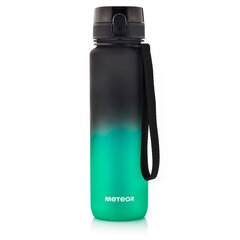 Jooginõud Meteor 1000 ml Must/roheline hind ja info | Joogipudelid | kaup24.ee