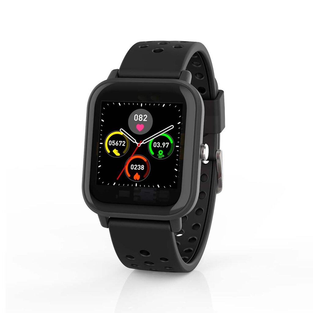 Nutikell Nedis, 1,4", IP68, Android/IOS, must hind ja info | Nutikellad (smartwatch) | kaup24.ee