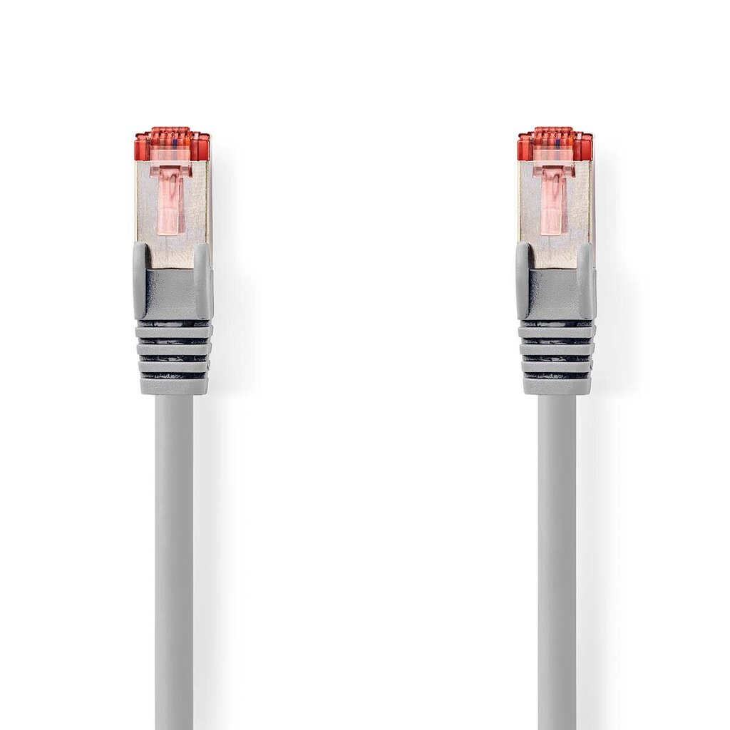 Võrgukaabel UTP Cat6 RJ45-RJ45, hall, 5m цена и информация | Kaablid ja juhtmed | kaup24.ee