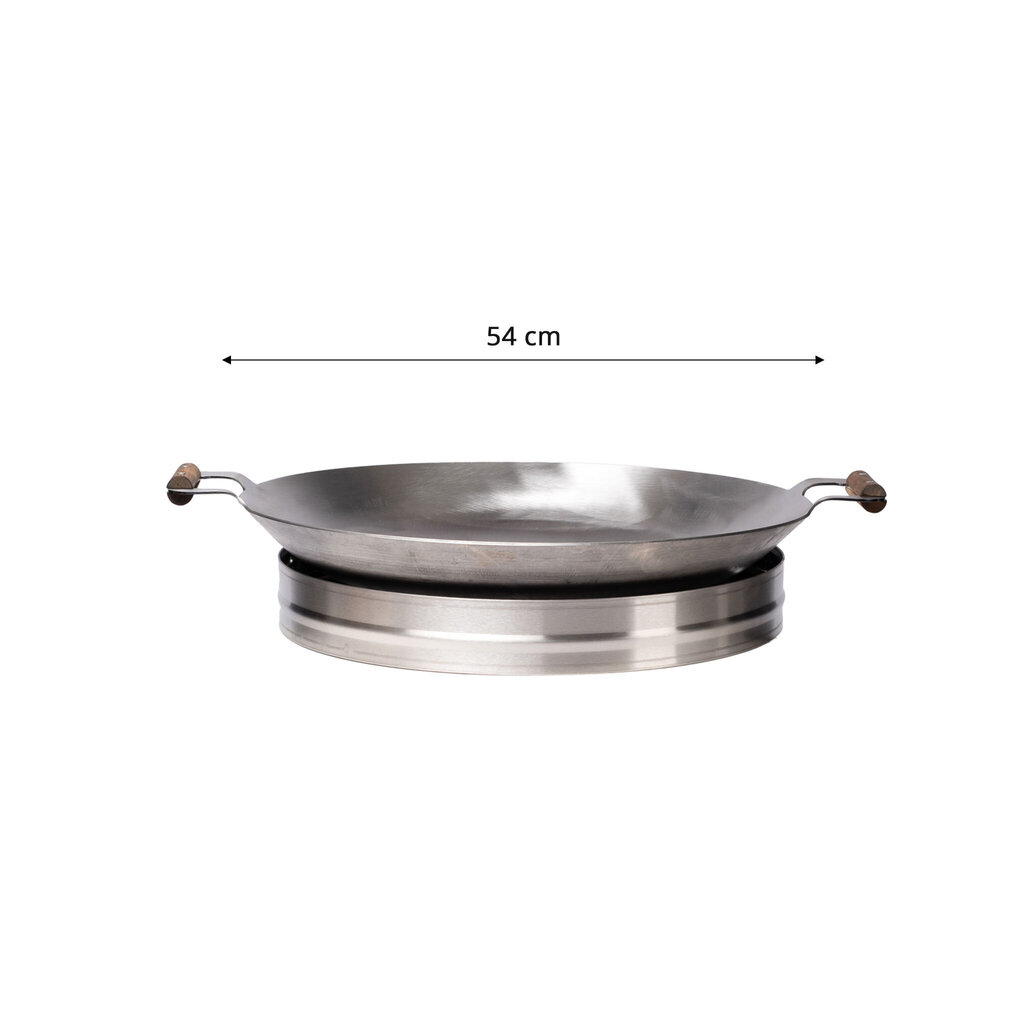 Woki pann adapteriga GrillSymbol 545 inox, ø 54 cm hind ja info | Grillitarvikud ja grillnõud | kaup24.ee