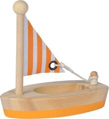 Eichhorn - Плавающие деревянные лодки, две плавучие деревянные лодки двух разных цветов, длиной 11 см, из березы и сосны, от 2 лет. цена и информация | Игрушки для малышей | kaup24.ee