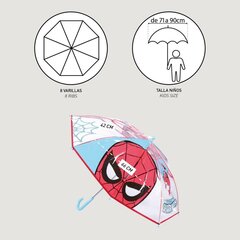 Автоматический зонтик Spiderman Красный (81 cm) цена и информация | Аксессуары для детей | kaup24.ee