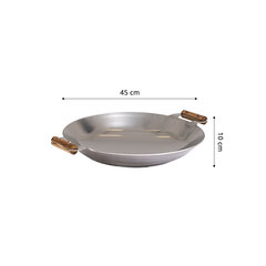 Wok-pann GrillSymbol WP-450 inox, ø 45 cm hind ja info | Grillitarvikud ja grillnõud | kaup24.ee