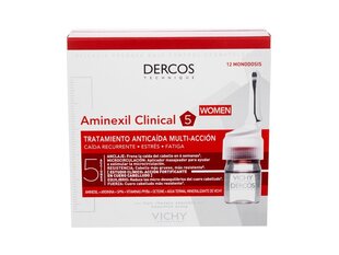 Dercos Aminexil Clinical 5 Against Hair Loss цена и информация | Маски, масла, сыворотки | kaup24.ee