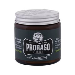 Крем перед бритьем Proraso Cypress & Vetyver, 100 мл цена и информация | Средства для бритья | kaup24.ee