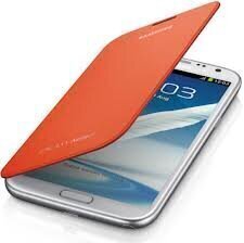 Samsung Galaxy Note 2 mobiilitikott Flip Cover, valge цена и информация | Чехлы для телефонов | kaup24.ee