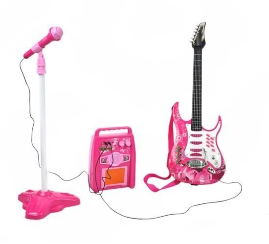 Laste MP3-ühendusega elektrikitarr, võimendi ja mikrofon hind ja info | Arendavad mänguasjad | kaup24.ee
