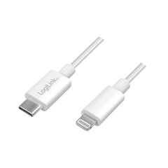 LogiLink Соединительный кабель Lightning male-USB-C, белый цена и информация | Зарядные устройства для телефонов | kaup24.ee