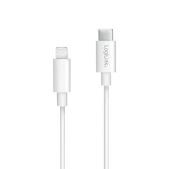 LogiLink Lightning isane USB-C ühenduskaabel, valge hind ja info | Logilink Mobiiltelefonid, foto-, videokaamerad | kaup24.ee