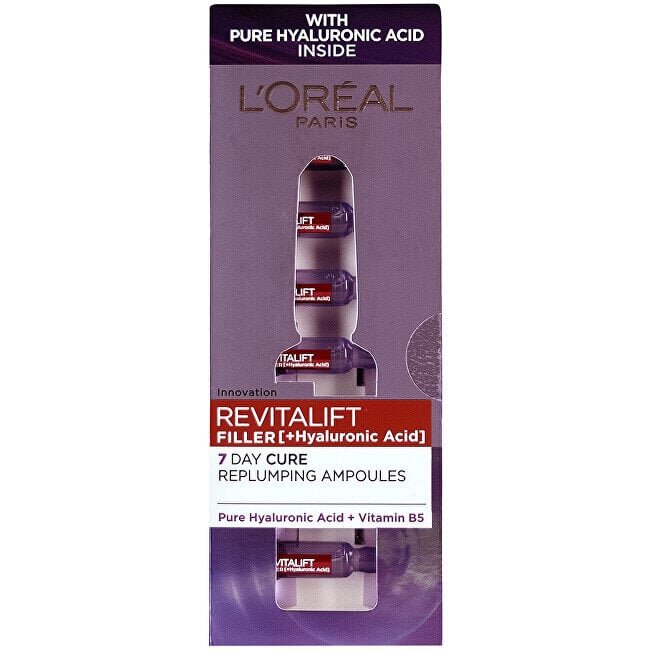 Hüaluroonhape Revitalift Filler 7 x 1,3 ml hind ja info | Näoõlid, seerumid | kaup24.ee