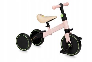 Tasakaaluratas, MoMi Loris 8, roosa цена и информация | Детский трехколесный велосипед - коляска с удобной ручкой управления для родителей Riff F95941 2в1, фиолетовый | kaup24.ee