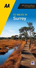 50 Walks in Surrey New edition hind ja info | Tervislik eluviis ja toitumine | kaup24.ee