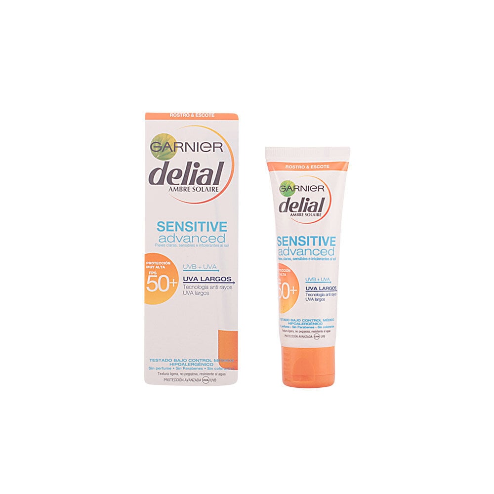Päivituskreem näole Sensitive Delial SPF 50+ (50 ml) (Unisex) (50 ml) hind ja info | Päikesekreemid | kaup24.ee