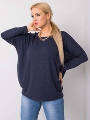 Гладкая блузка темно-синего цвета. цена и информация | Женские блузки, рубашки | kaup24.ee