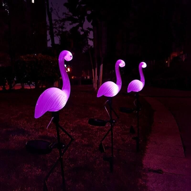 Aia lambid päikese paneeliga - flamingo hind ja info | Aia- ja õuevalgustid | kaup24.ee
