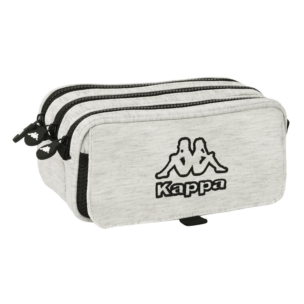 Kolme tõmblukuga pinal Kappa Grey knit (21,5 x 10 x 8 cm) hind ja info | Pinalid | kaup24.ee
