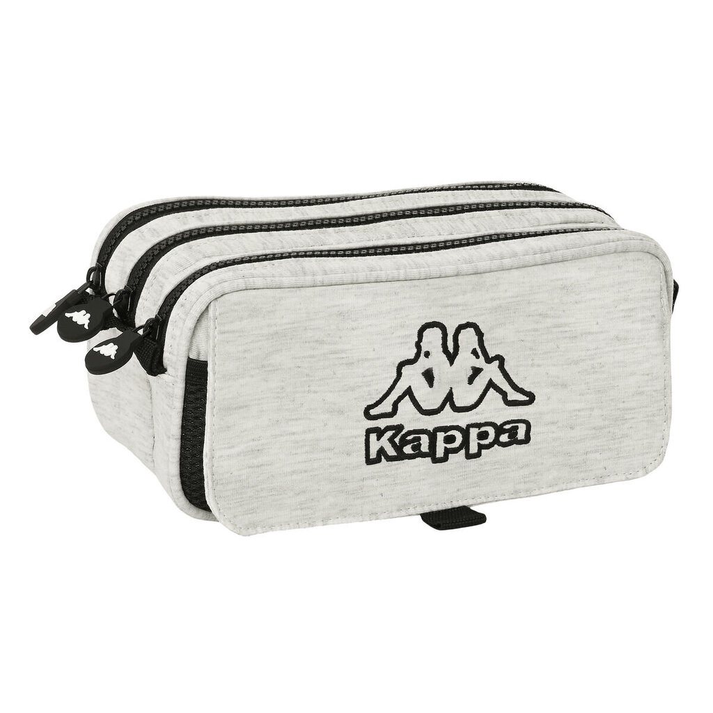 Kolme tõmblukuga pinal Kappa Grey knit (21,5 x 10 x 8 cm) цена и информация | Pinalid | kaup24.ee