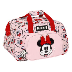 Spordikott Minnie Mouse Me time, Roosa (40 x 24 x 23 cm) hind ja info | Spordikotid, seljakotid | kaup24.ee