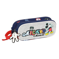 Kahe tõmblukuga Pinal Mickey Mouse Clubhouse Only one (21 x 8 x 6 cm) цена и информация | Пеналы | kaup24.ee