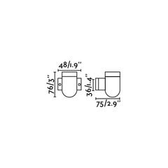 Vivanco autolaadija USB/USB-C 24W (62303) цена и информация | Настенные светильники | kaup24.ee