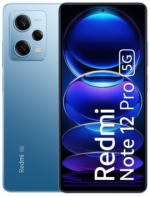 Xiaomi Redmi Note 12 Pro 5G 6/128GB MZB0D2VEU Sky Blue цена и информация | Telefonid | kaup24.ee