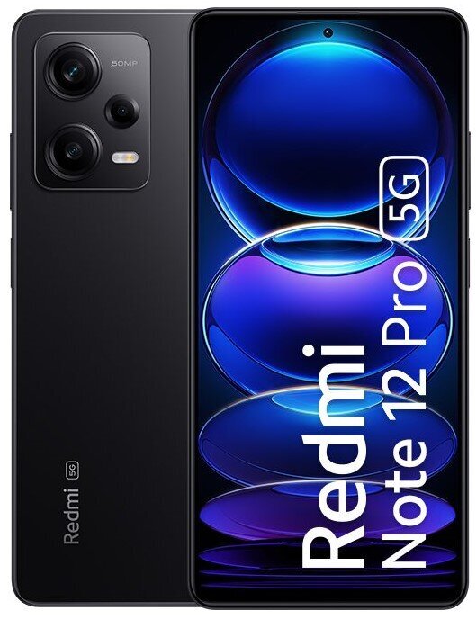 Xiaomi Redmi Note 12 Pro 5G 6/128GB Midnight Black hind ja info | Telefonid | kaup24.ee