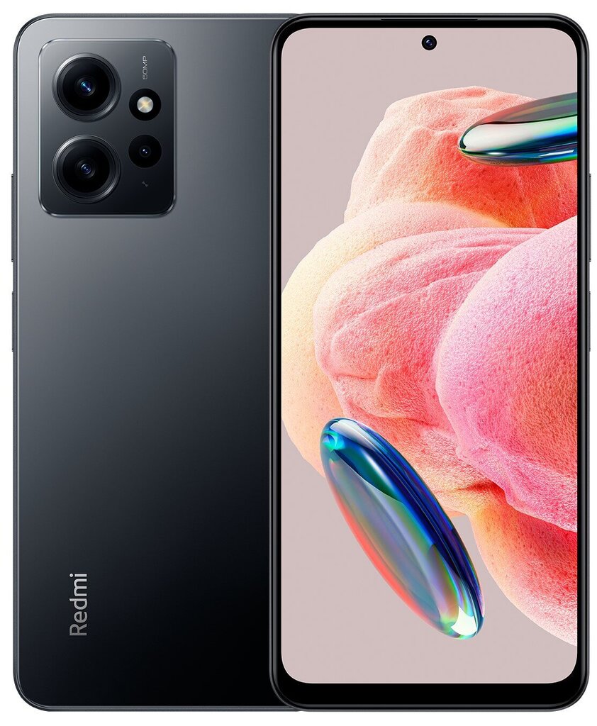 Xiaomi Redmi Note 12 4G Dual SIM 4/64GB MZB0DMBEU, Onyx Gray hind ja info | Telefonid | kaup24.ee