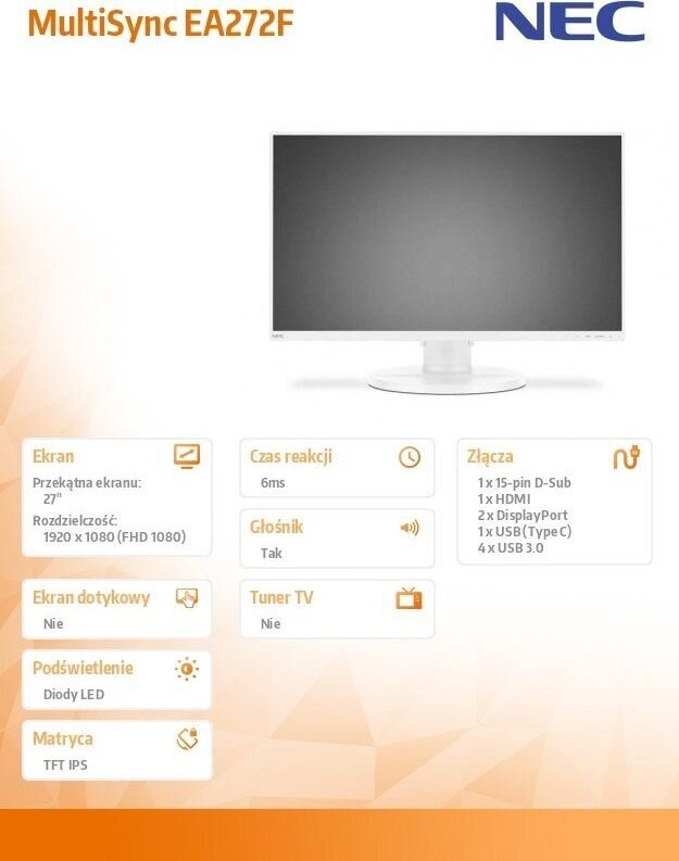 NEC 60005247 hind ja info | Monitorid | kaup24.ee
