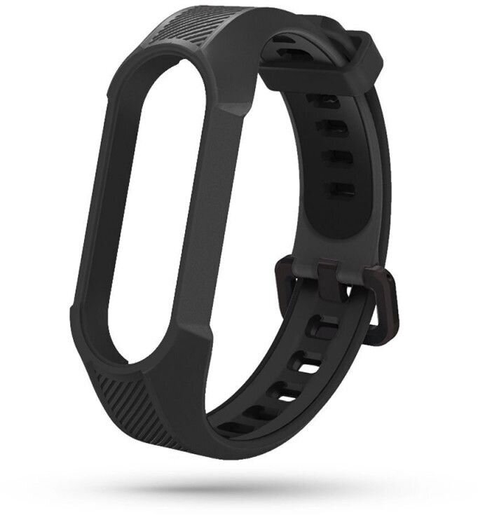 Tech-Protect kellarihm Armour Xiaomi Mi Band 5/6/7, must hind ja info | Nutikellade ja nutivõrude tarvikud | kaup24.ee