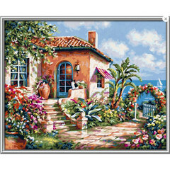Картина по номерам Schipper Holiday cottage by the sea MNZ, 24 х 30 см цена и информация | Живопись по номерам | kaup24.ee