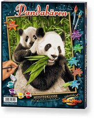 Картина по номерам Schipper Panda Bears MNZ, 24 x 30 см цена и информация | Живопись по номерам | kaup24.ee