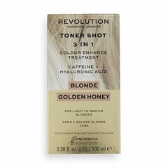 Тонер для окрашивания волос Revolution Revitalizing Blonde Gold en Honey для светлых волос, 100 мл цена и информация | Краска для волос | kaup24.ee