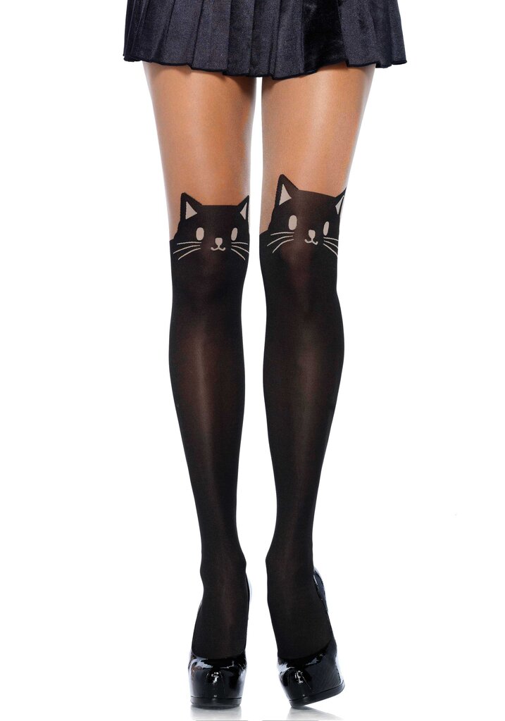 Naiste sukkpüksid Leg Avenue Black Cat, must hind ja info | Sukkpüksid | kaup24.ee