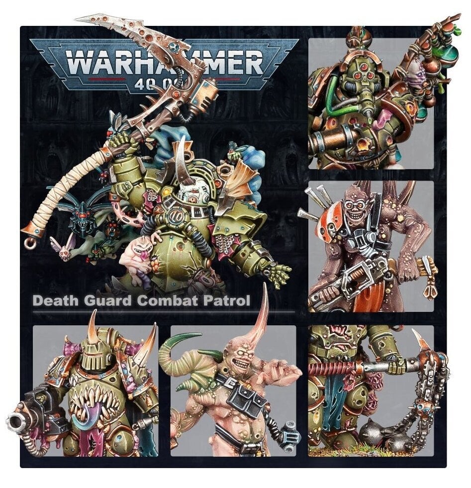 Warhammer 40000 Combat Patrol: Death Guard цена и информация | Liimitavad mudelid | kaup24.ee